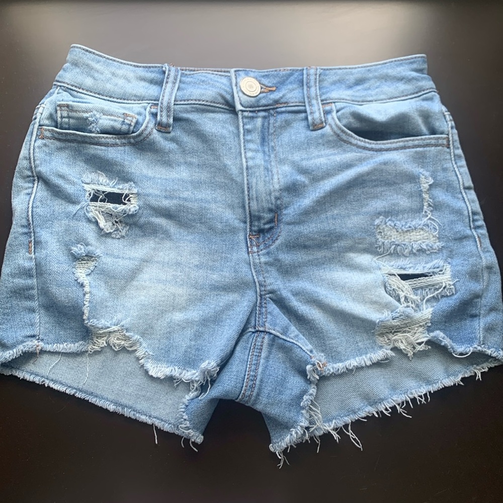 High rise Jean shorts